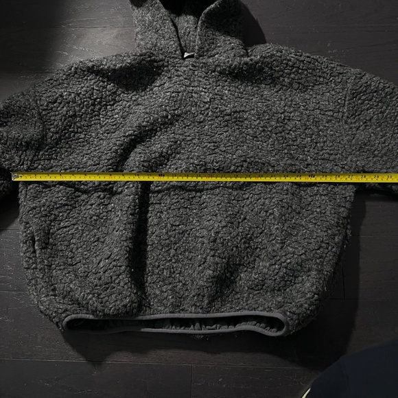 Fear Of God Polar Fleece Hoodie in Paris Sky FG24FW50 gray Fleece Schwarz MEDIUM - Picture 7 of 15